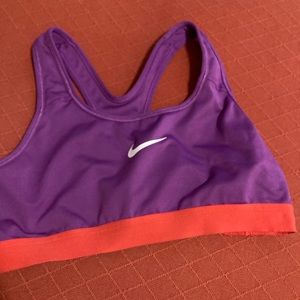 Nike sports bra, size M